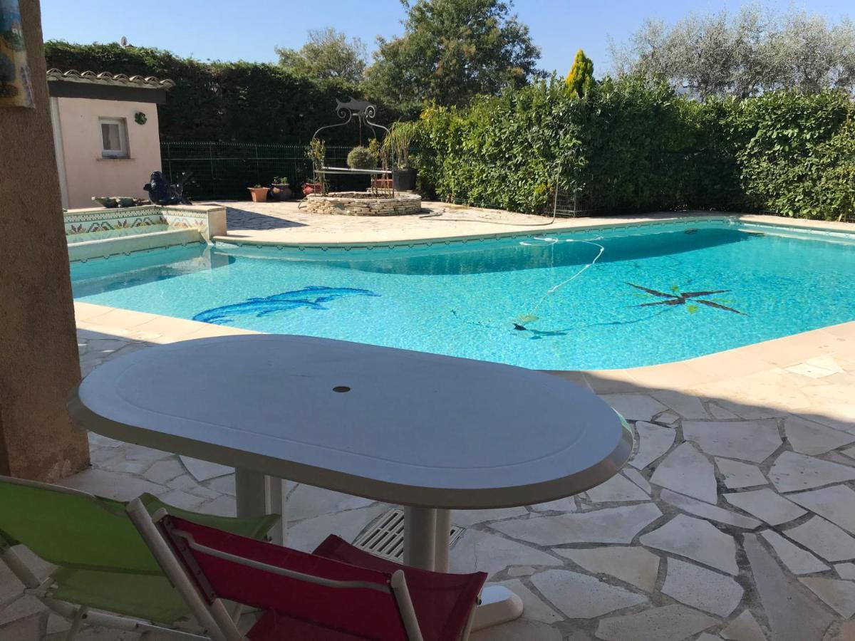 2 Pieces Rdc Villa Piscine La Roquette-sur-Siagne Buitenkant foto