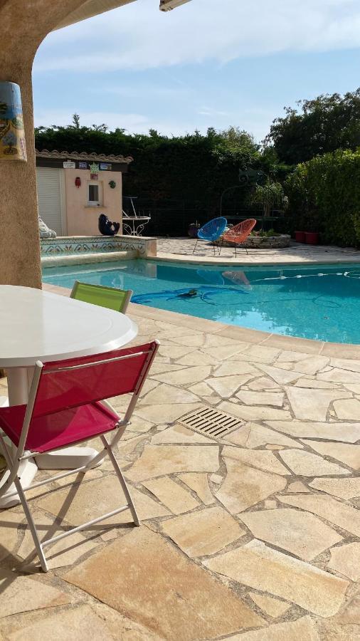 2 Pieces Rdc Villa Piscine La Roquette-sur-Siagne Buitenkant foto